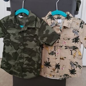 Toddler button down shirts